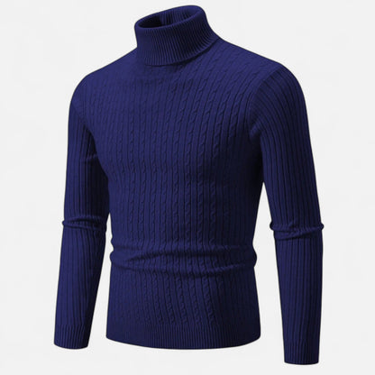 Luca | Rollkragen Pullover mit Struktur Herren