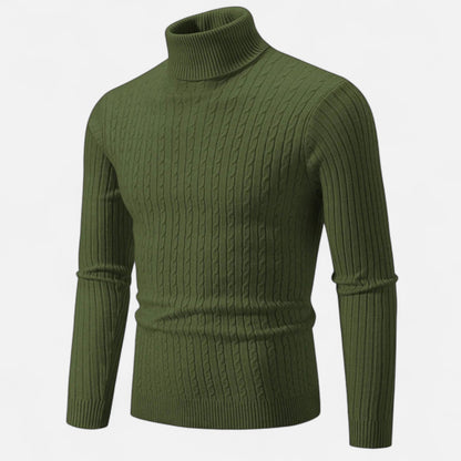Luca | Rollkragen Pullover mit Struktur Herren