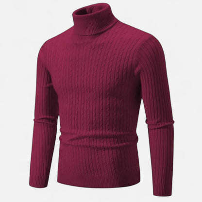 Luca | Rollkragen Pullover mit Struktur Herren
