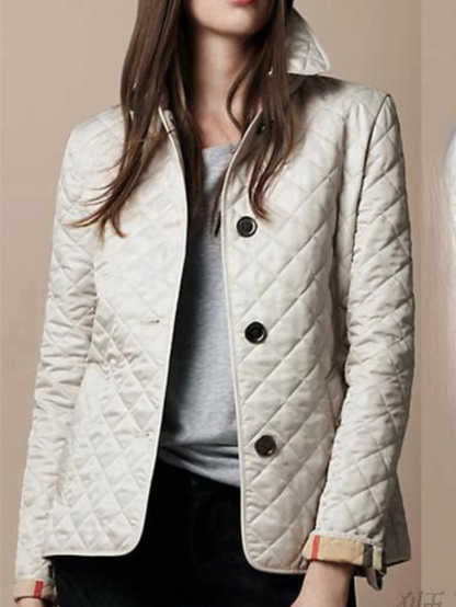 Mara | Damen Steppjacke mit Knopfleiste