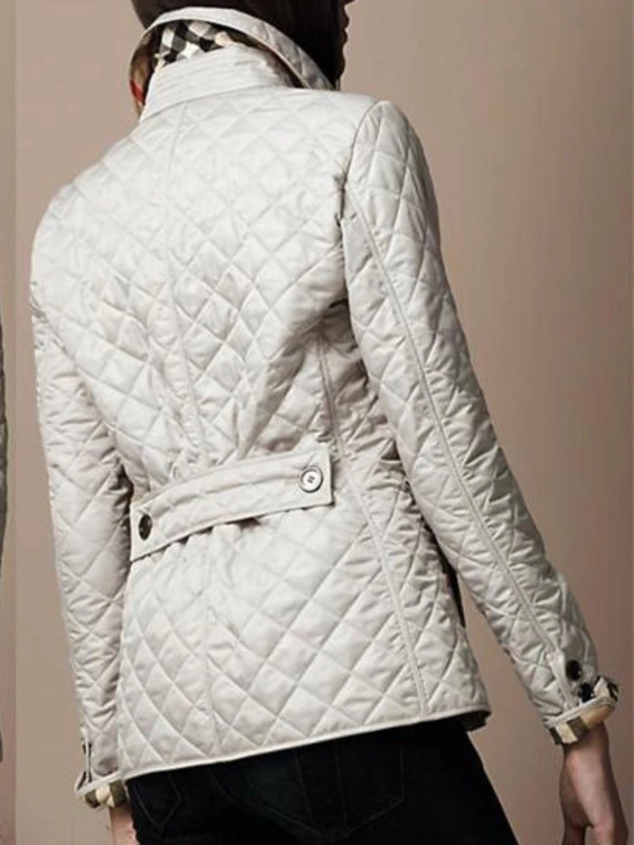 Mara | Damen Steppjacke mit Knopfleiste
