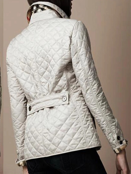 Mara | Damen Steppjacke mit Knopfleiste