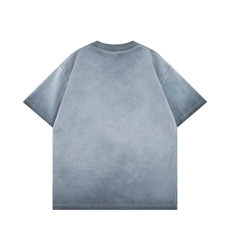 Milan | Oversized T-Shirt kurzarm in washed Look