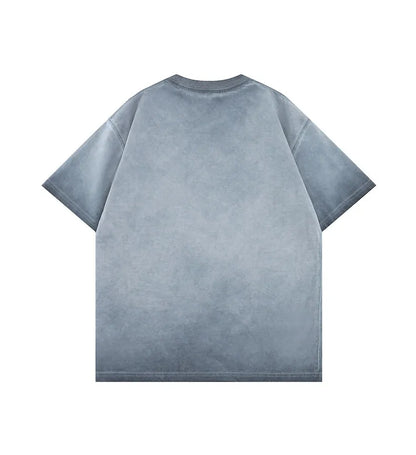 Milan | Oversized T-Shirt kurzarm in washed Look