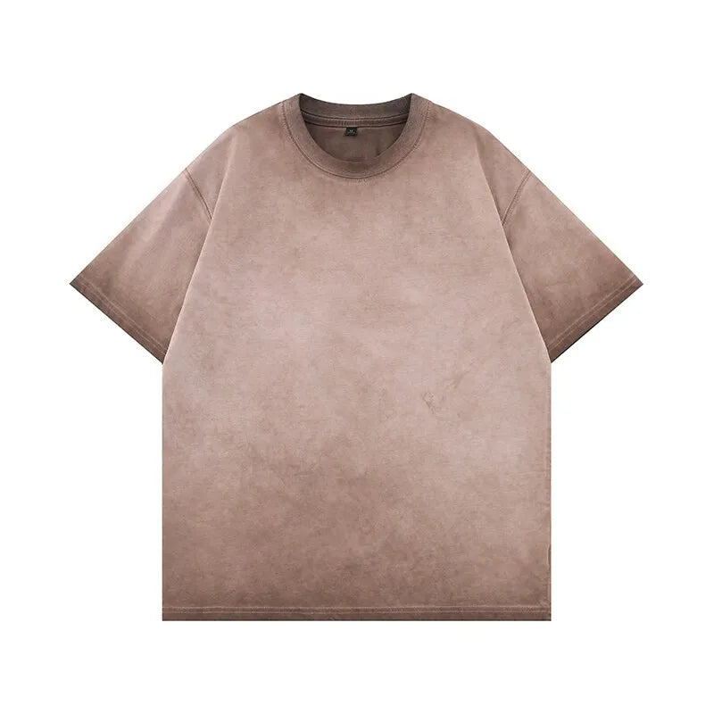 Milan | Oversized T-Shirt kurzarm in washed Look