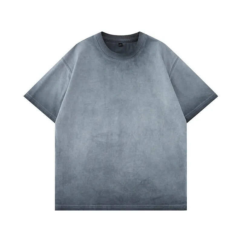 Milan | Oversized T-Shirt kurzarm in washed Look