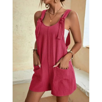 Nadine | Lässiger Damen Sommer-Jumpsuit mit Taschen