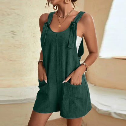 Nadine | Lässiger Damen Sommer-Jumpsuit mit Taschen