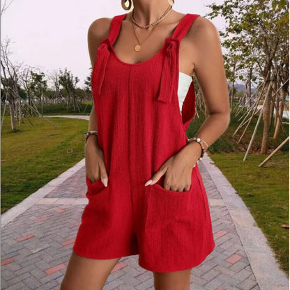 Nadine | Lässiger Damen Sommer-Jumpsuit mit Taschen