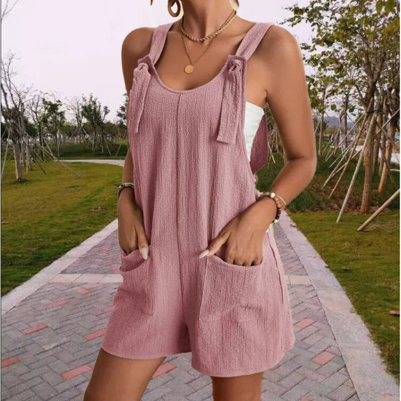 Nadine | Lässiger Damen Sommer-Jumpsuit mit Taschen