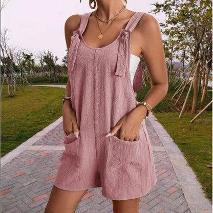 Nadine | Lässiger Damen Sommer-Jumpsuit mit Taschen