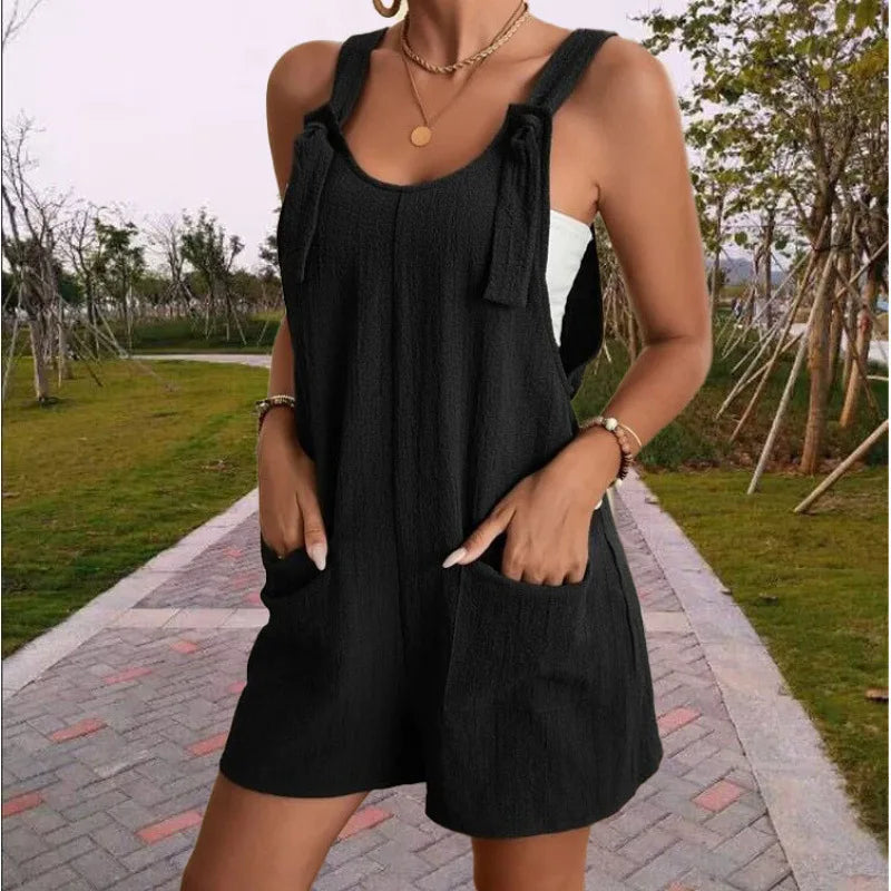 Nadine | Lässiger Damen Sommer-Jumpsuit mit Taschen