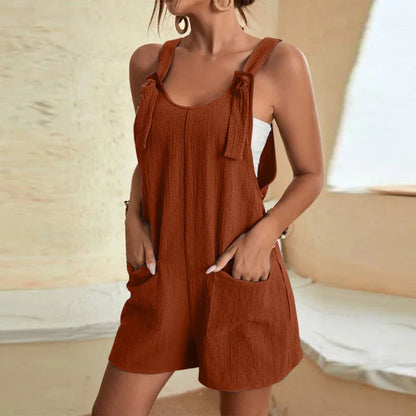 Nadine | Lässiger Damen Sommer-Jumpsuit mit Taschen