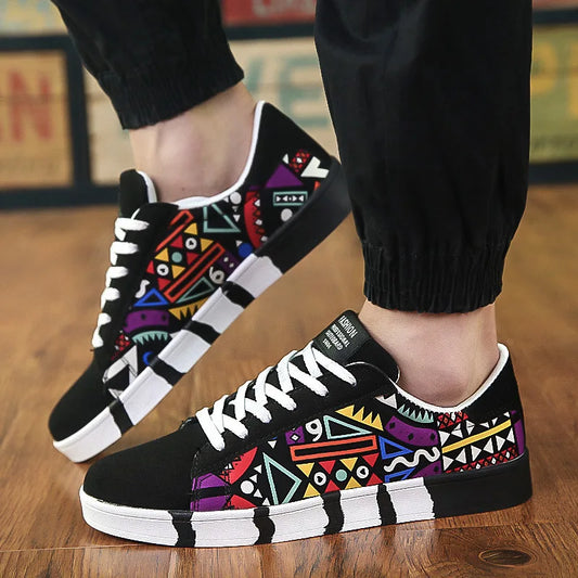 Neo | Sneaker mit buntem Grafikmuster im Streetwear-Style