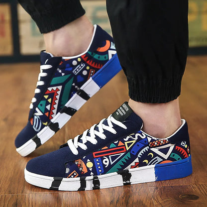 Neo | Sneaker mit buntem Grafikmuster im Streetwear-Style