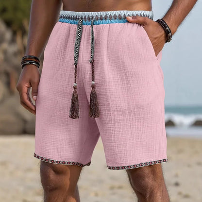 Nerio | Shorts in Leinenoptik für Herren