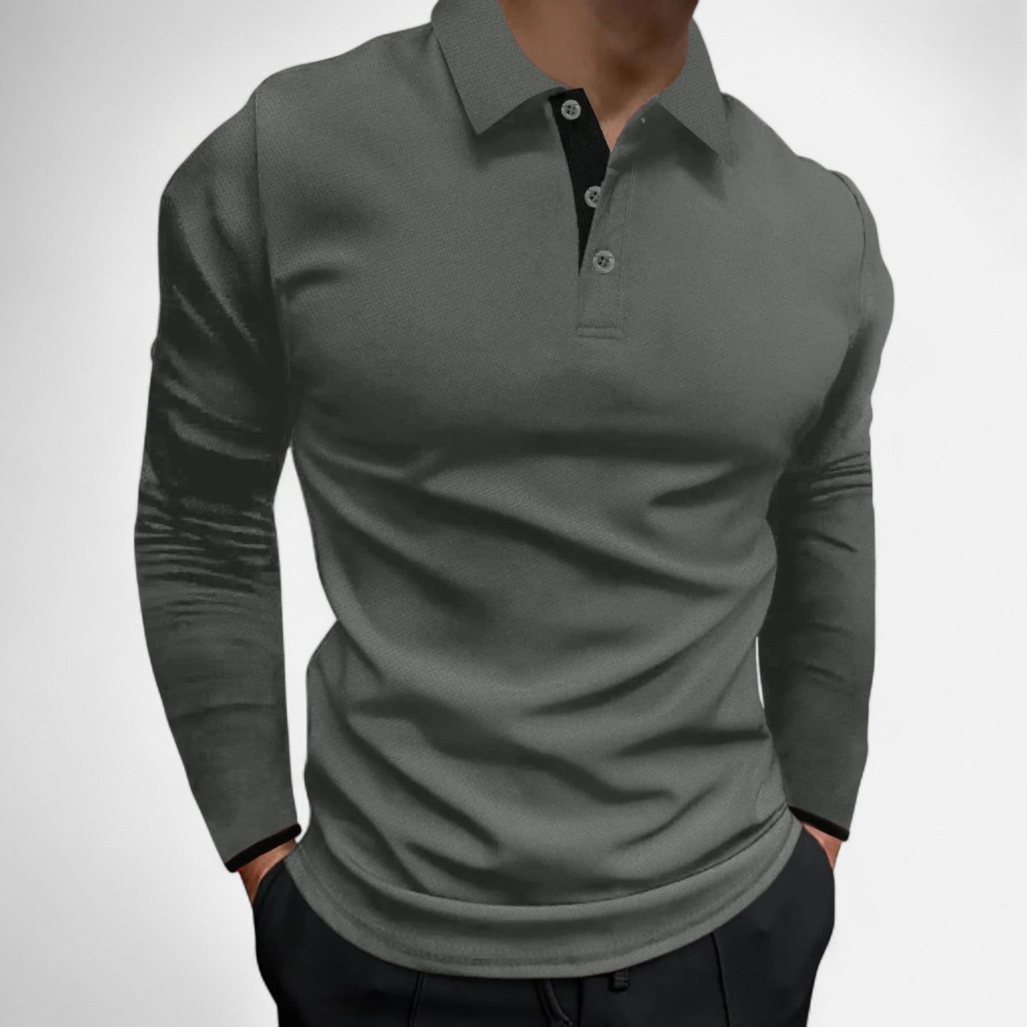 Nerio | Stilvolles Poloshirt mit Kontrastdetails für Herren