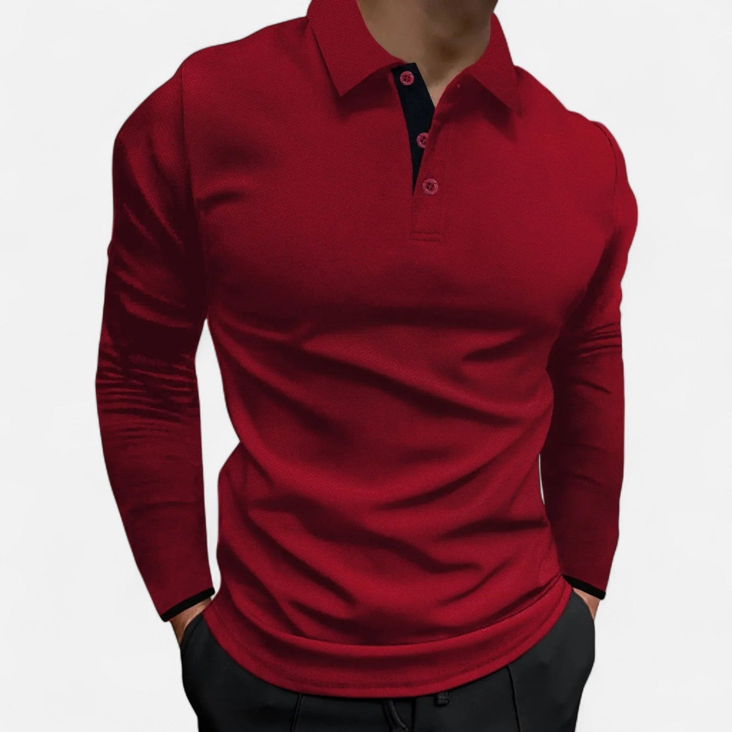 Nerio | Stilvolles Poloshirt mit Kontrastdetails für Herren