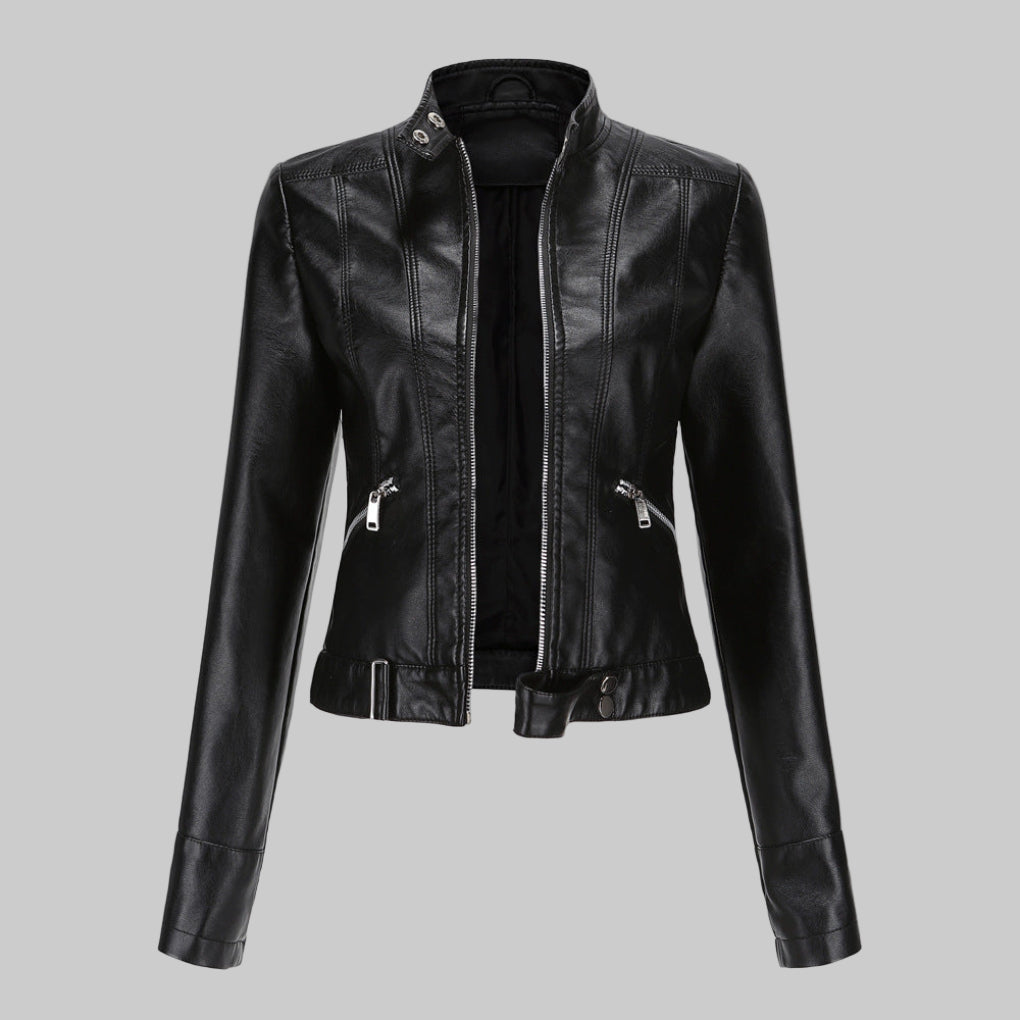 Nina | Moderne Lederjacke aus Kunstleder für Damen