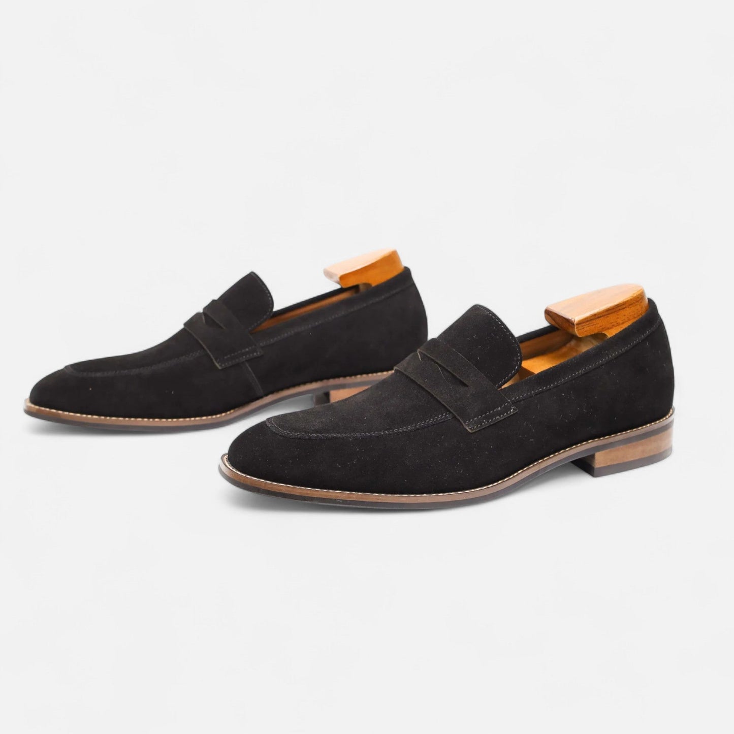 Orvello | Klassische Loafer in Velours Optik Herren