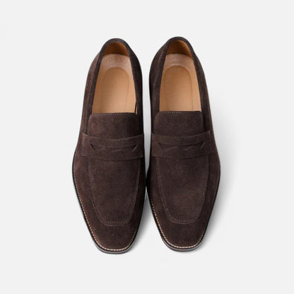 Orvello | Klassische Loafer in Velours Optik Herren