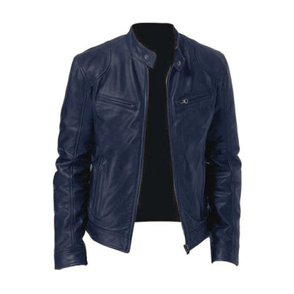 Rafael | Lässige Lederjacke aus Kunstleder für Herren