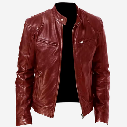 Rafael | Lässige Lederjacke aus Kunstleder für Herren