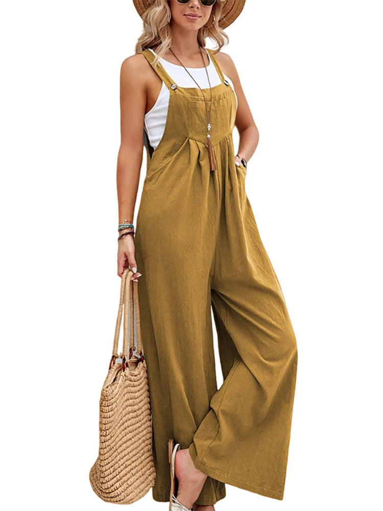 Sabrina | Jumpsuit mit weitem Bein für Damen