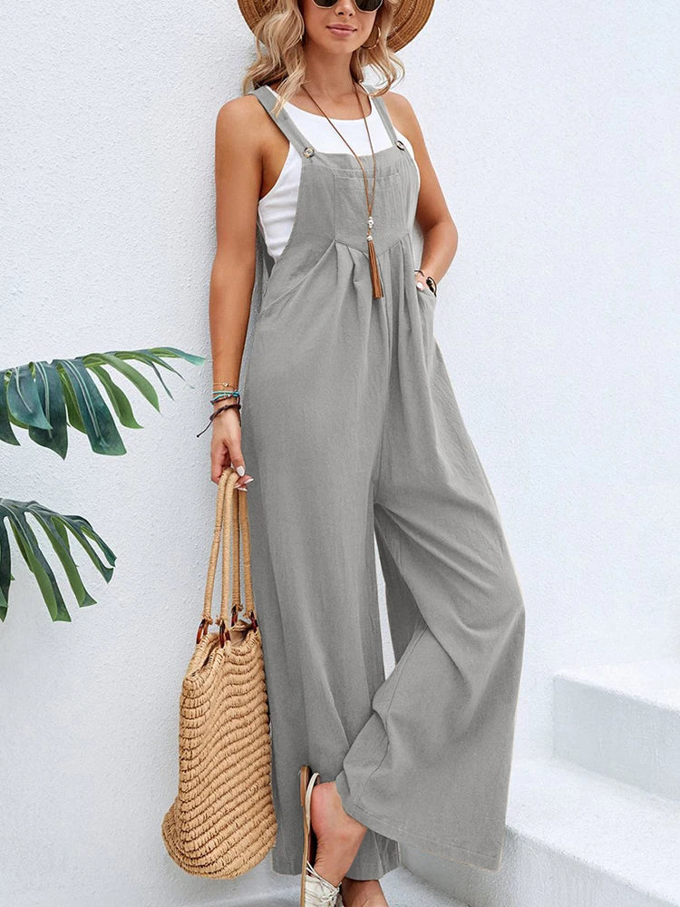 Sabrina | Jumpsuit mit weitem Bein für Damen