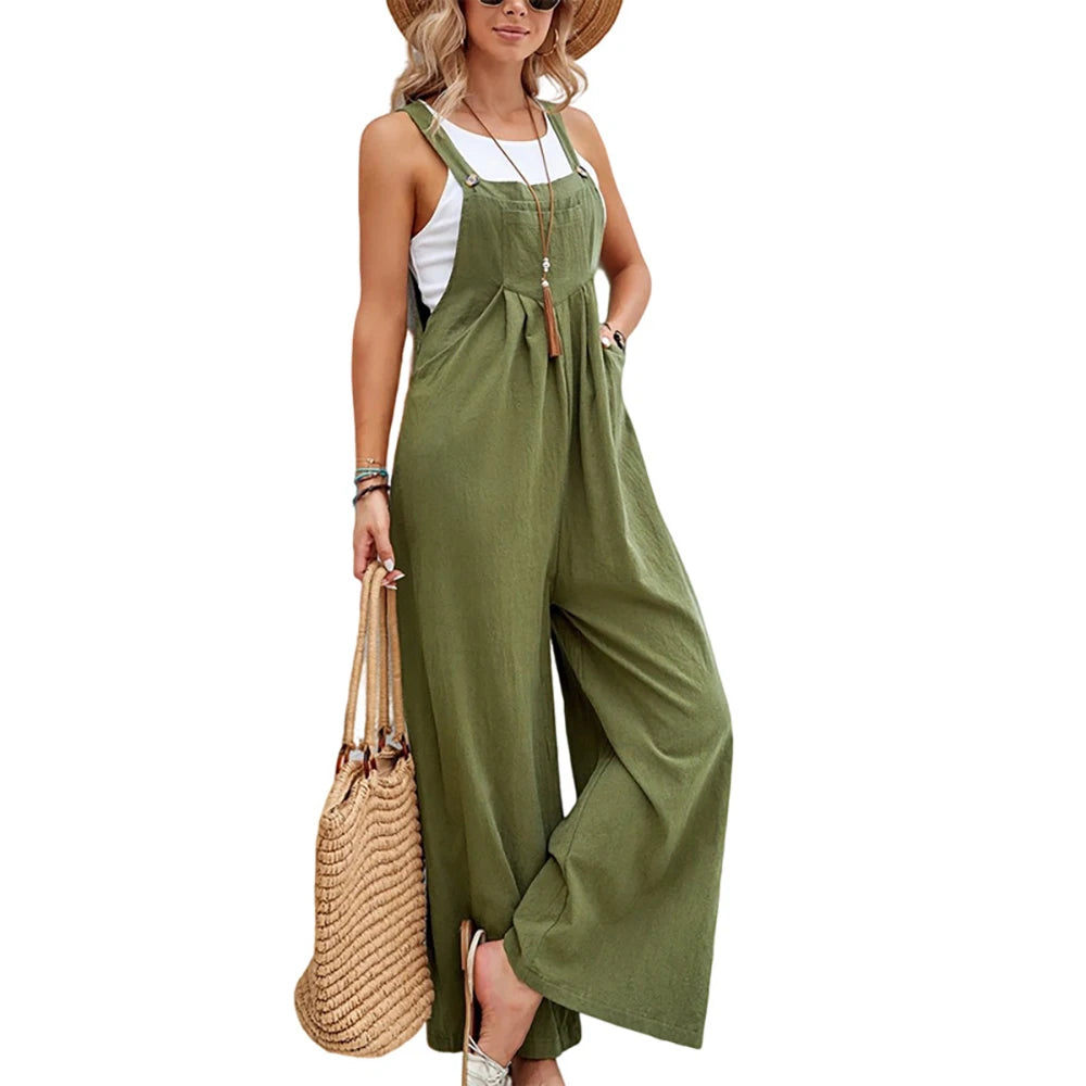 Sabrina | Jumpsuit mit weitem Bein für Damen