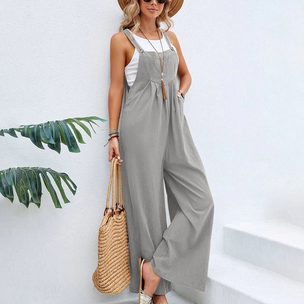 Sabrina | Jumpsuit mit weitem Bein für Damen
