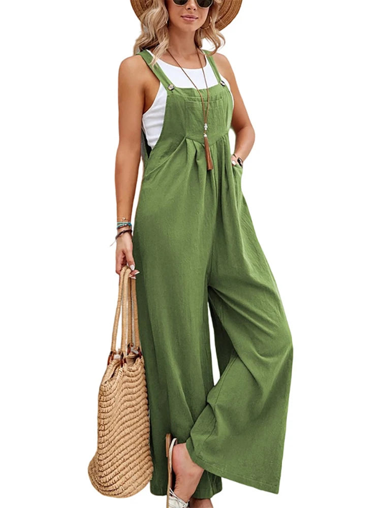 Sabrina | Jumpsuit mit weitem Bein für Damen