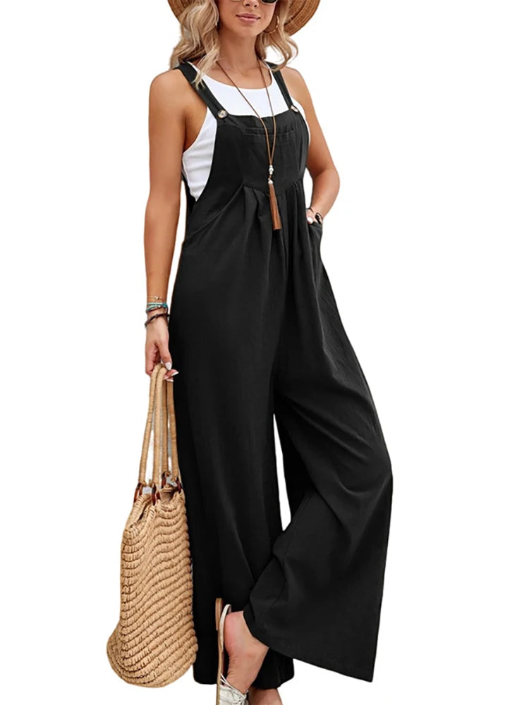 Sabrina | Jumpsuit mit weitem Bein für Damen