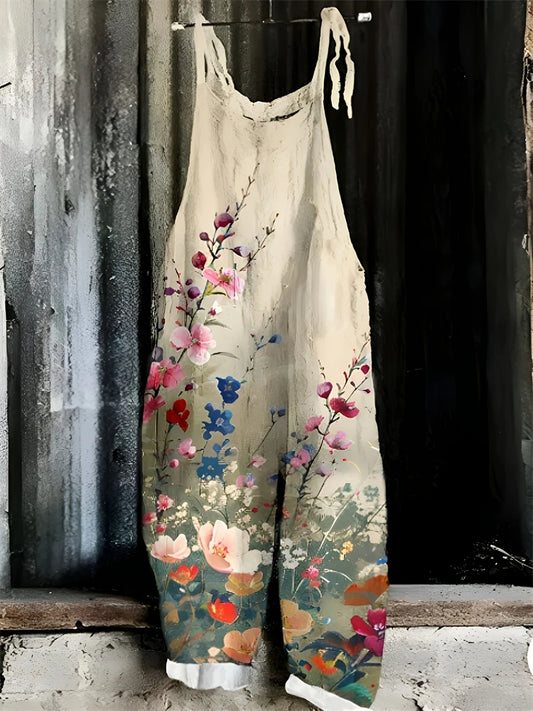 Sandra | Boho Damen Jumpsuit mit Print
