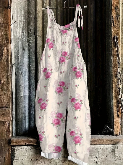 Sandra | Boho Damen Jumpsuit mit Print