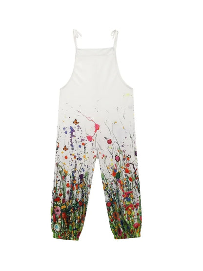 Sandra | Boho Damen Jumpsuit mit Print