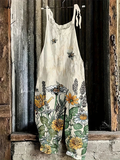 Sandra | Boho Damen Jumpsuit mit Print