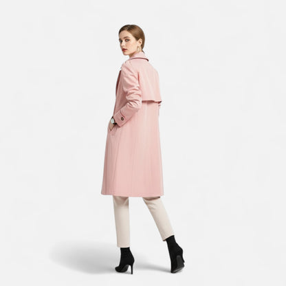 Selene | Eleganter Übergangsmantel mit Taillenschnitt für Damen