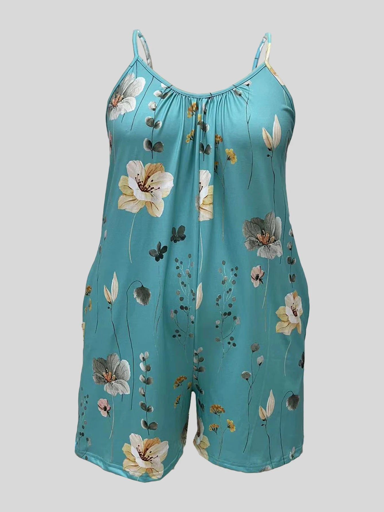Selina | Floraler Sommer Jumpsuit