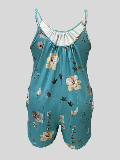 Selina | Floraler Sommer Jumpsuit