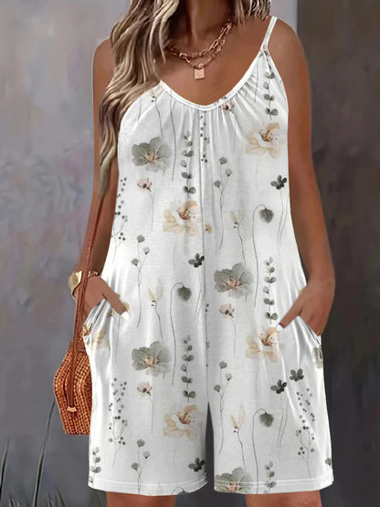 Selina | Floraler Sommer Jumpsuit