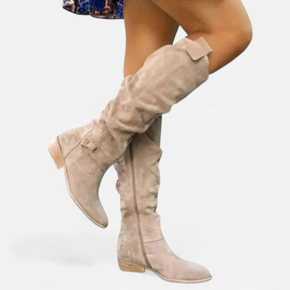 Selina | Overknee Stiefel mit lockerem Schaft Damen