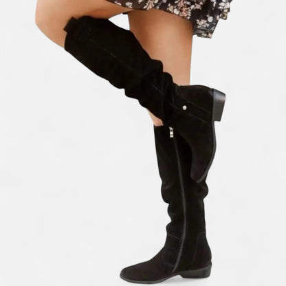 Selina | Overknee Stiefel mit lockerem Schaft Damen