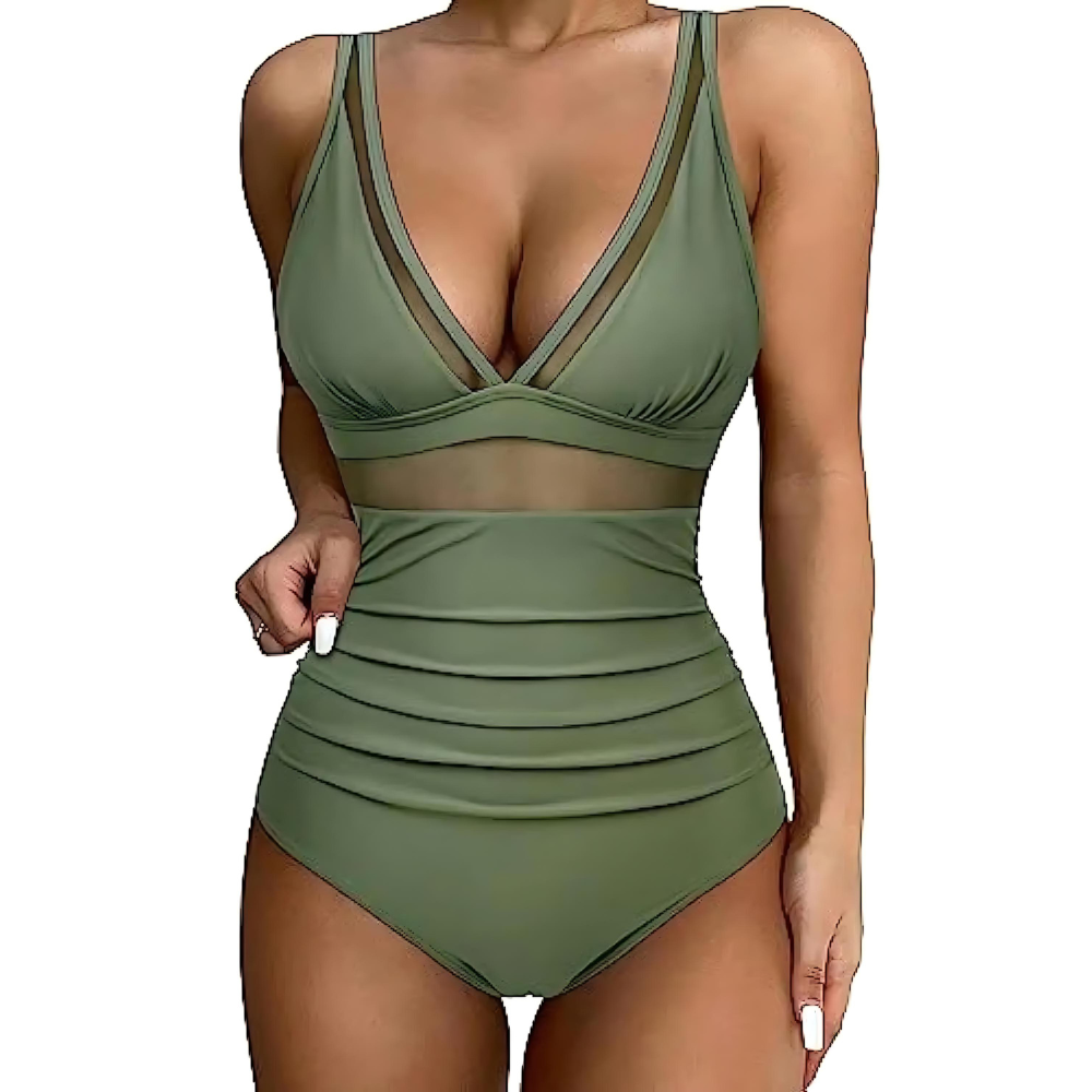 Serena | Eleganter Badeanzug mit Mesh-Details