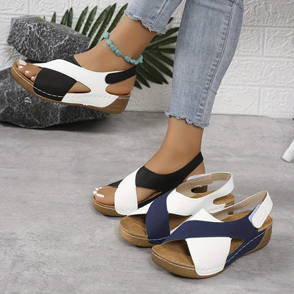 Solea Comfort | Damen Sandalen mit stützendem Fussbett und Klettverschluss