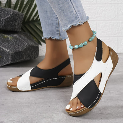 Solea Comfort | Damen Sandalen mit stützendem Fussbett und Klettverschluss