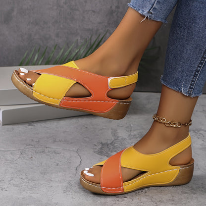 Solea Comfort | Damen Sandalen mit stützendem Fussbett und Klettverschluss