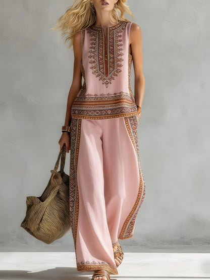 Soraya | Top und Hose im Bohemian-Stil