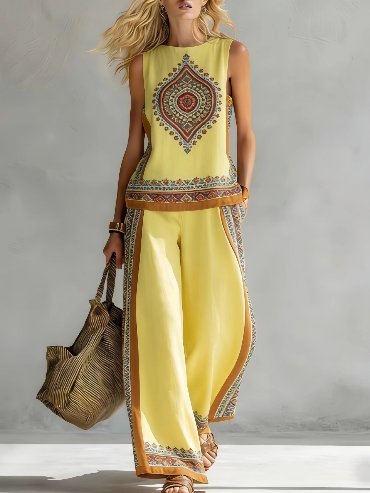 Soraya | Top und Hose im Bohemian-Stil
