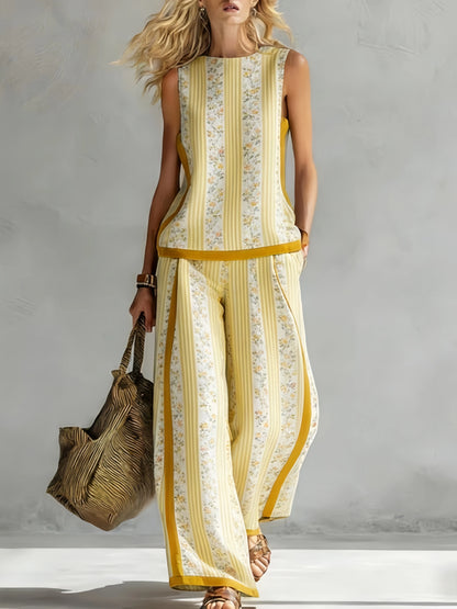 Soraya | Top und Hose im Bohemian-Stil